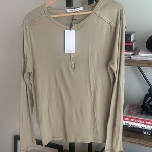 Mika Jaymes Men’s Long Sleeve Henley